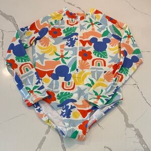 Disney Multicolor Kids Swim Rashguard